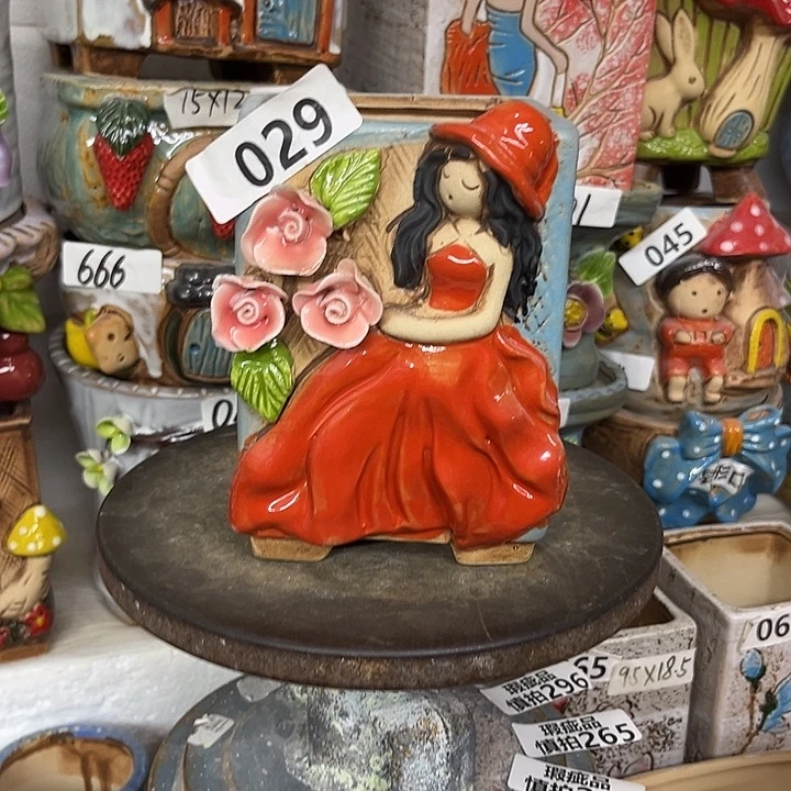 粗陶材质多肉花盆