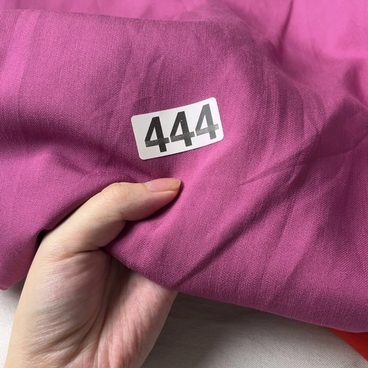 棉混纺444。 1米玫紫