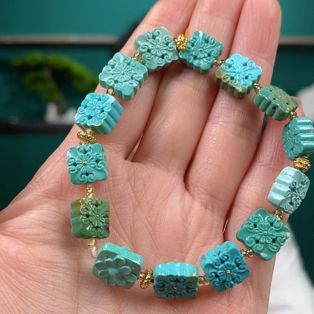 未镶嵌绿松石珠宝奇石