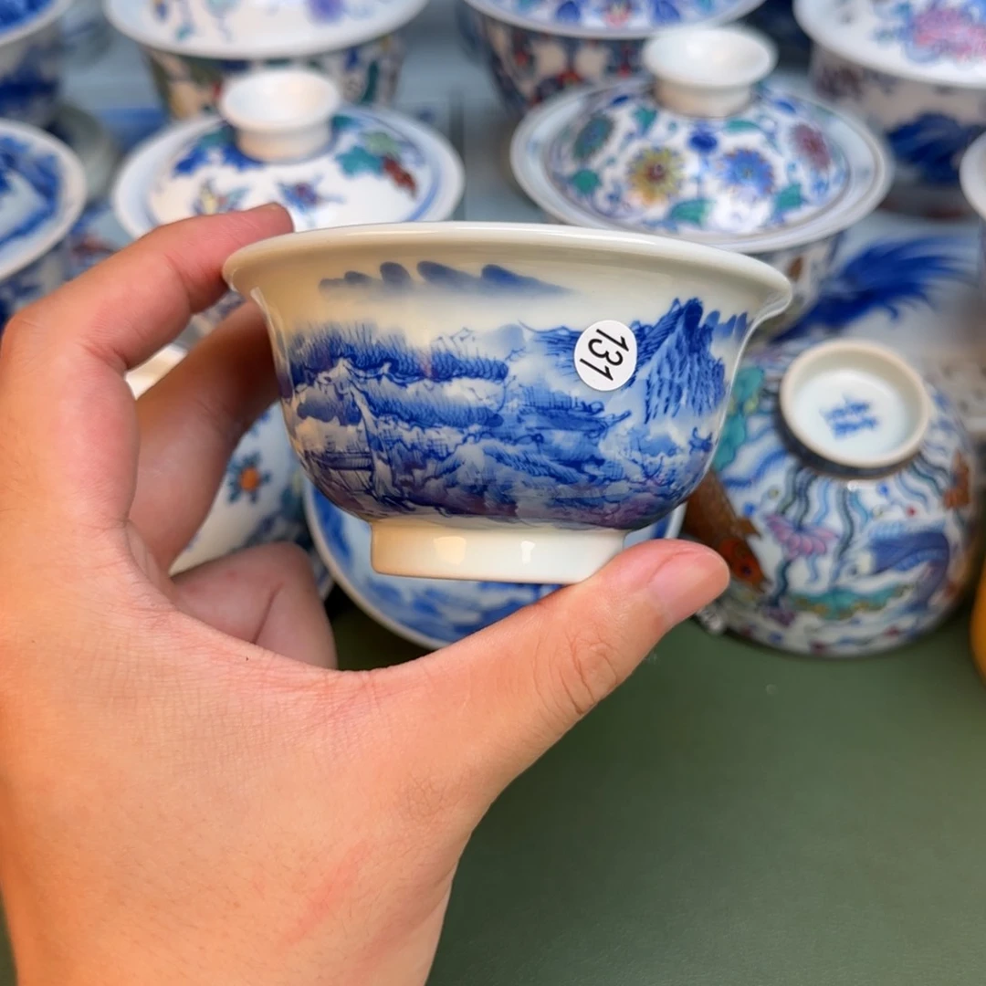彦祖纯手工手绘茶具131
