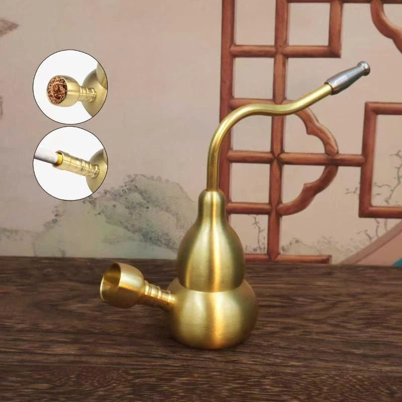 纯铜葫芦水壶摆件