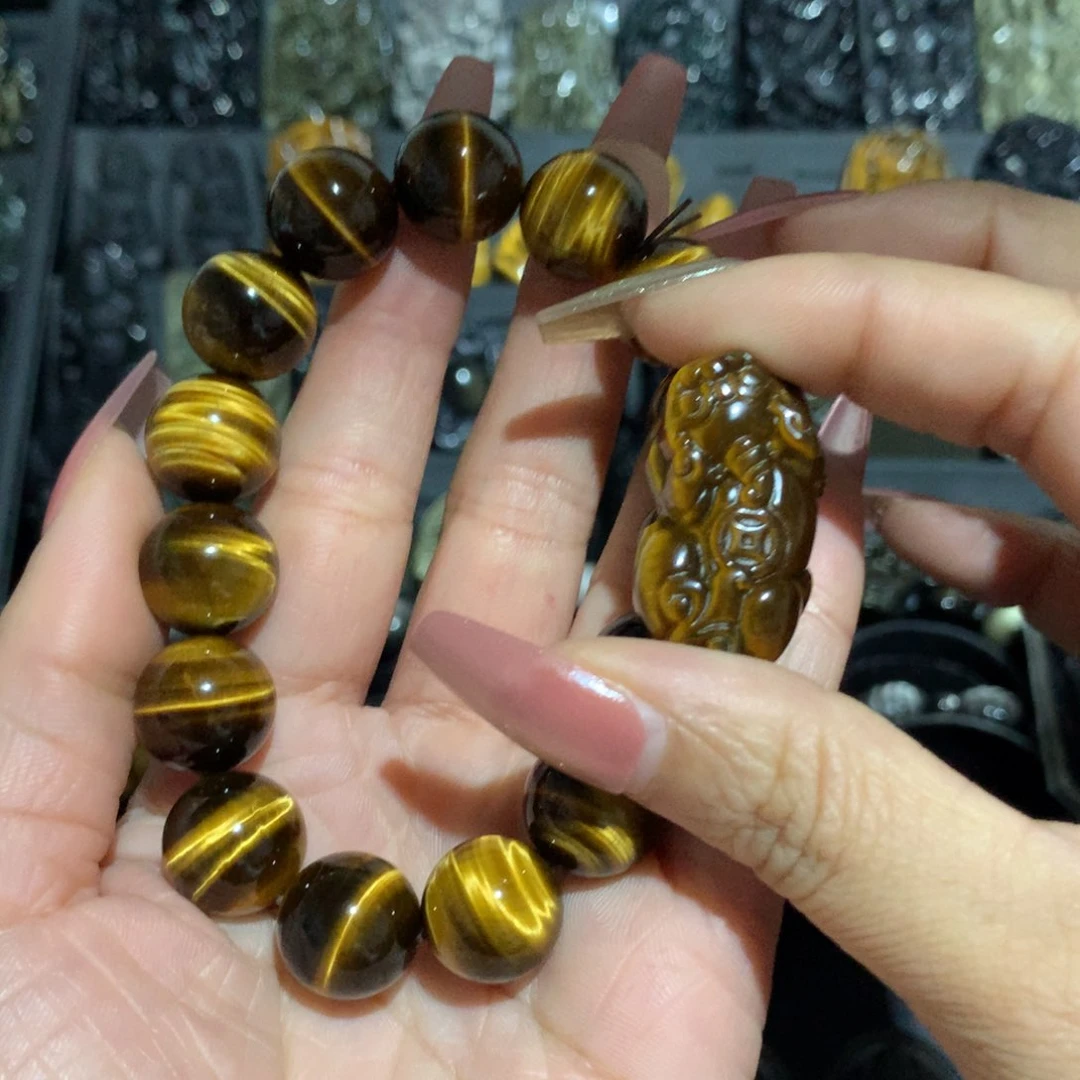 木变石（虎睛石）手链未镶嵌D****?