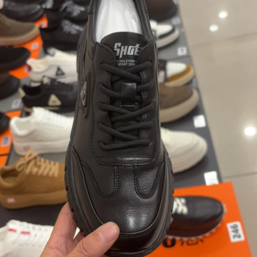 广州男士休闲皮鞋舒适时尚真皮
