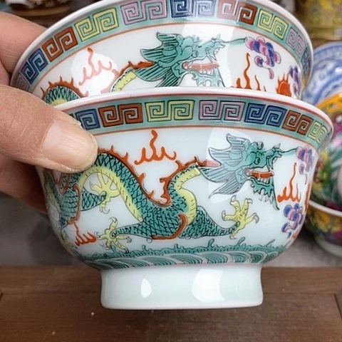 景德镇陶瓷藏式茶碗益**瓦