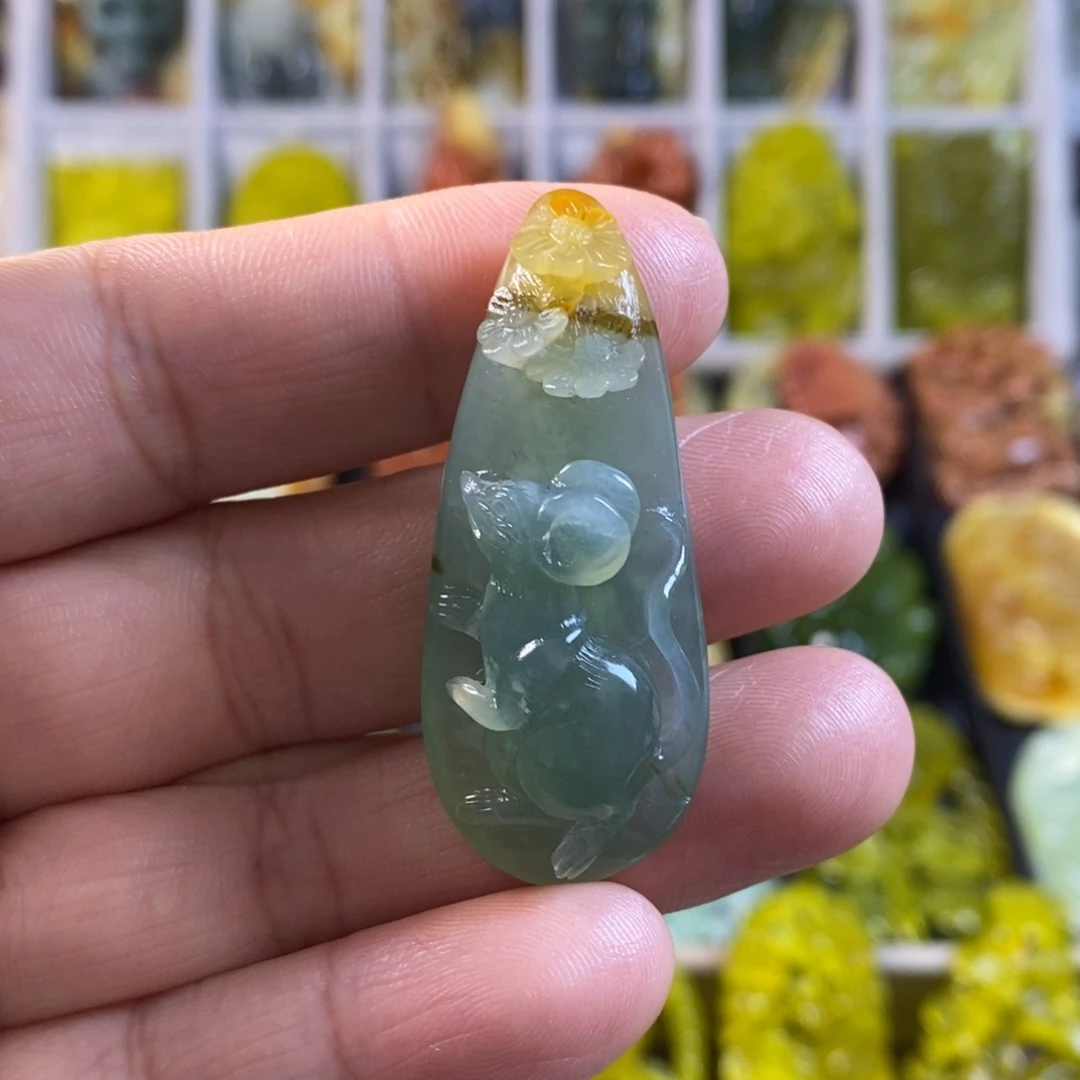 合金蛇纹石玉颈饰