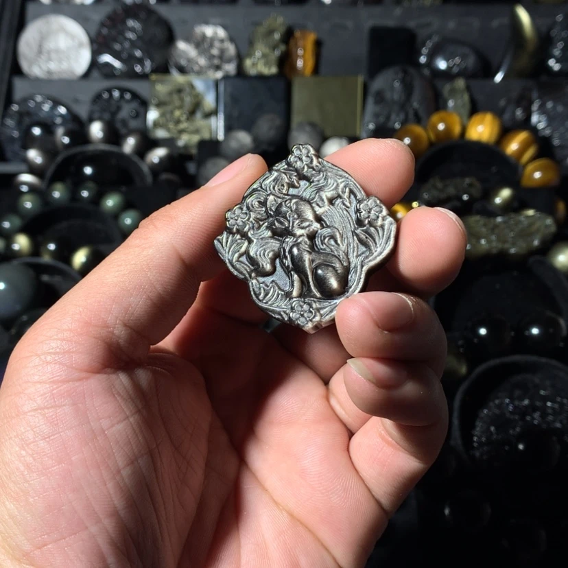 【闪购商品】黑曜岩珠宝奇石未镶嵌?****?