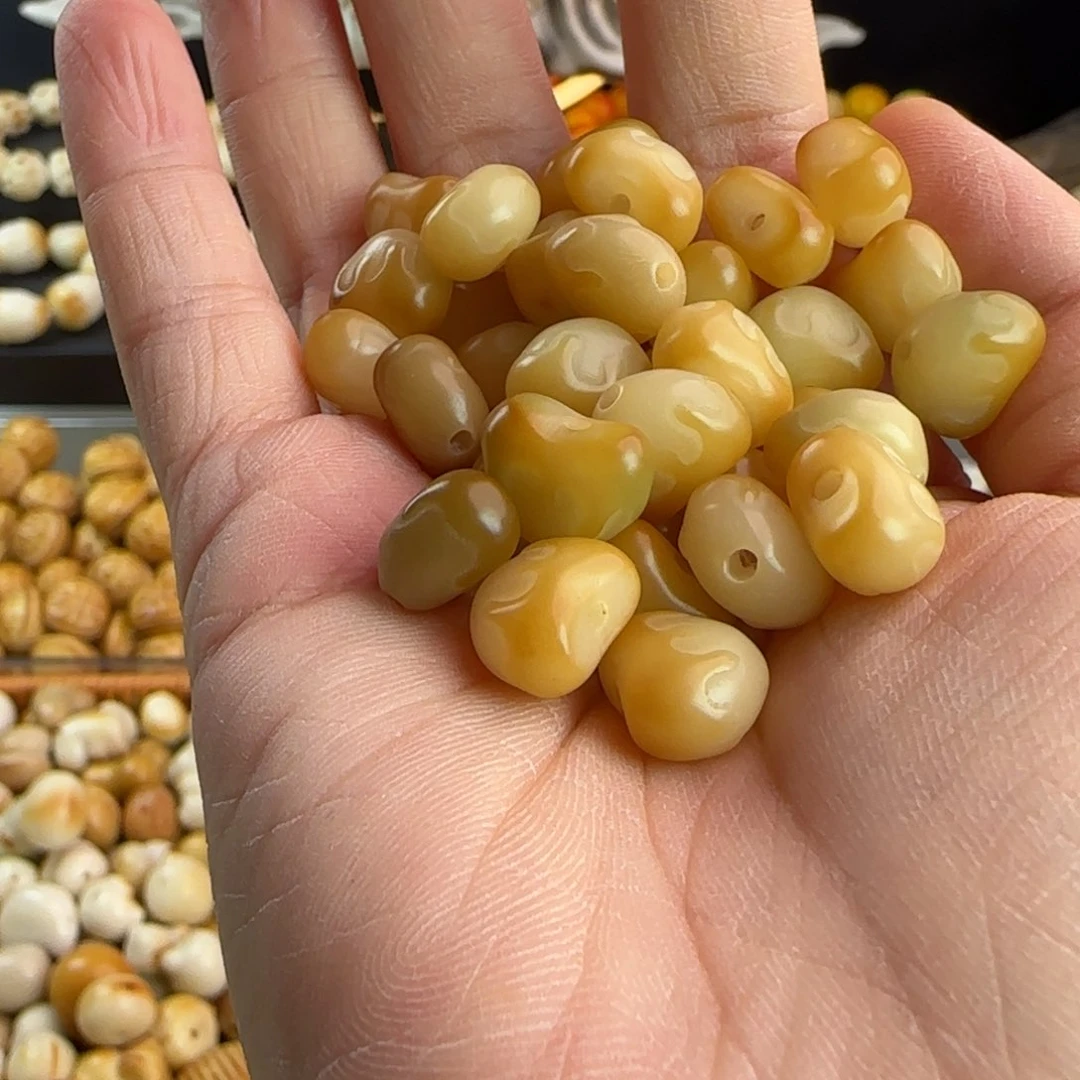 菩提根/象牙果手串卡12黄油爱心20颗（2单宠3颗）
