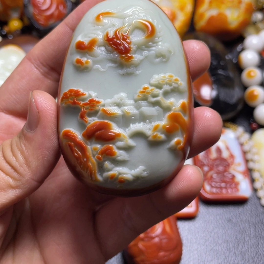 ****️和田玉未镶嵌颈饰