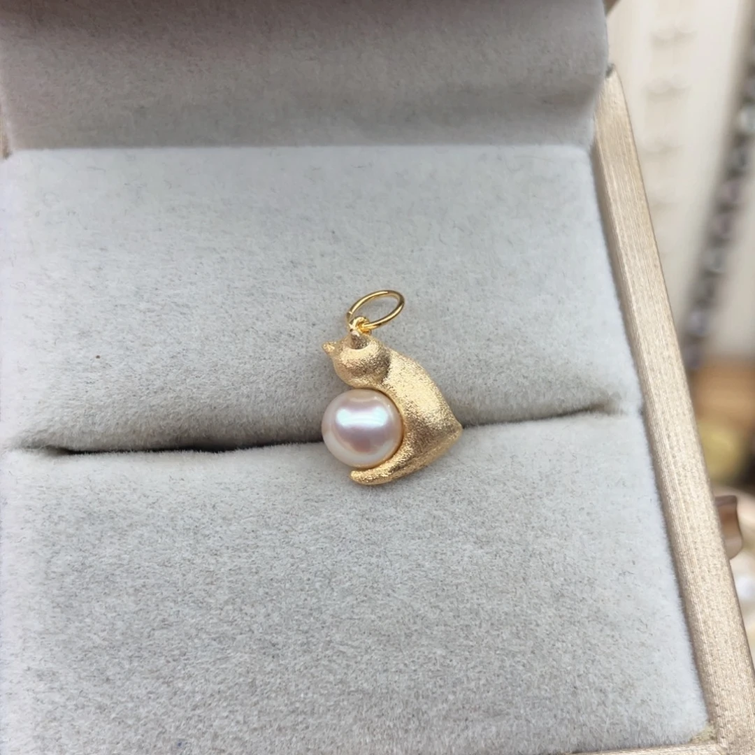 海水珍珠银S925镶嵌颈饰S14