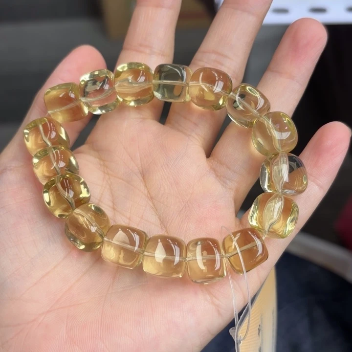 未镶嵌手链水晶黄水晶12