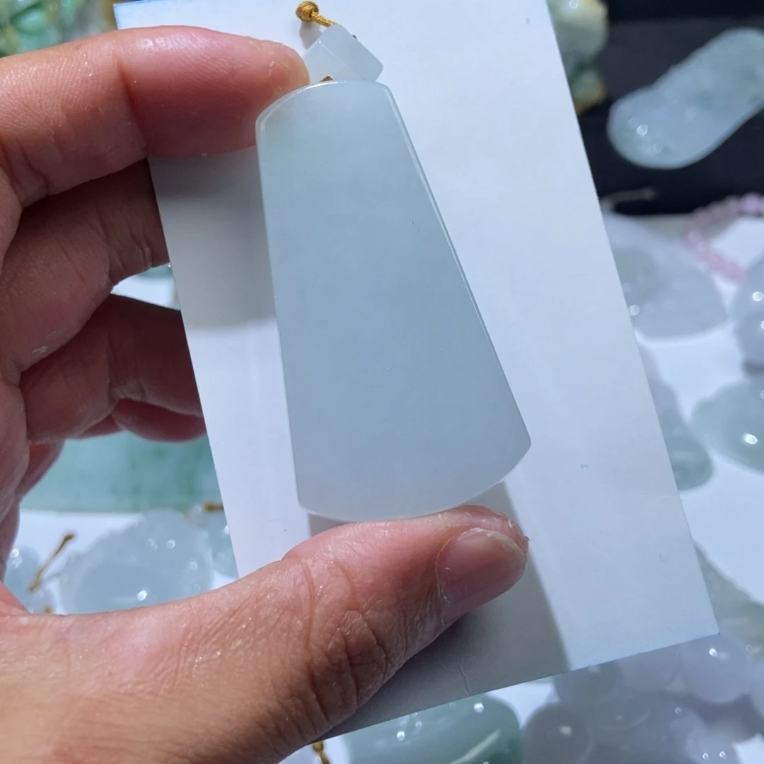 定制翡翠未镶嵌无事牌