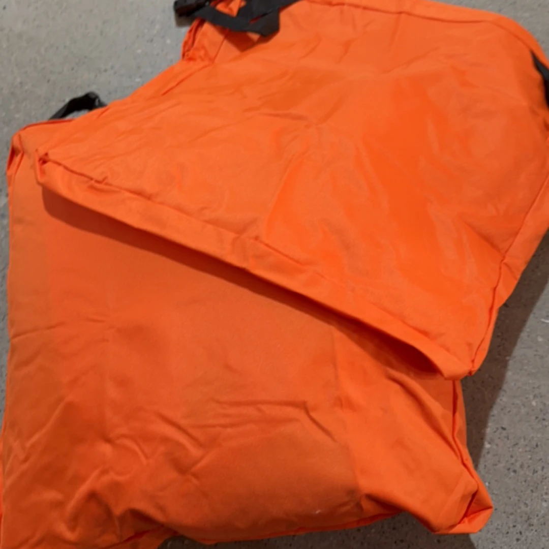 《小华》97号橙色牛津布户外防水坐垫套(48✖️48）发两个