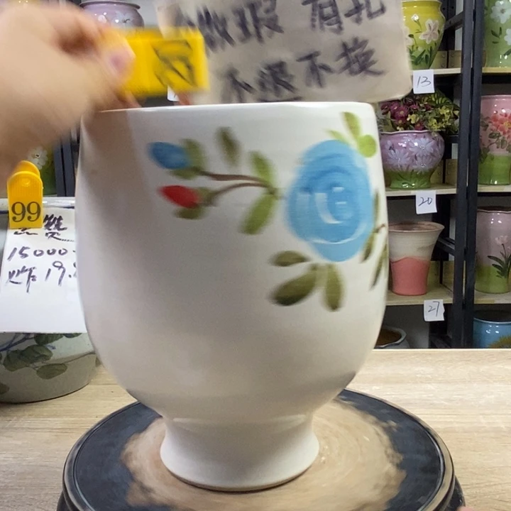 景德镇高温陶瓷花盆