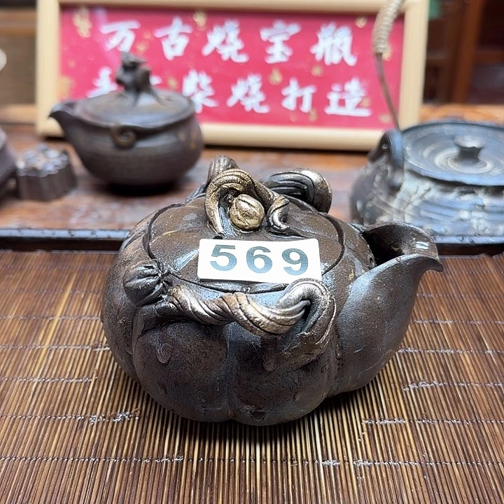 纯手工制作粗陶茶具