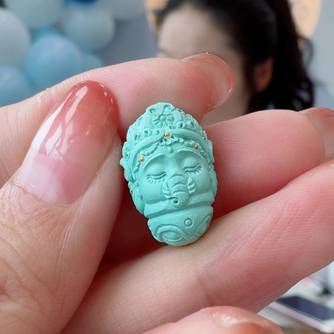 未镶嵌绿松石珠宝奇石