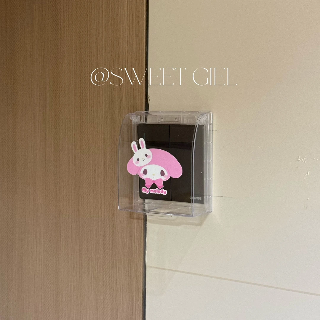 原创插座亚克力粘贴免打孔防水罩保护罩卫生间浴室防溅盒开关防水