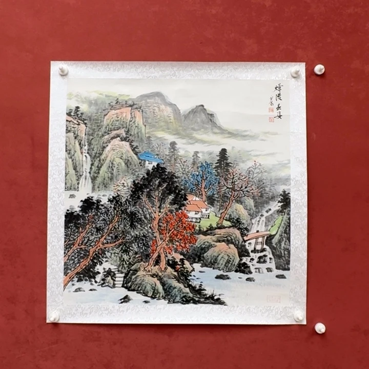 国画@**陶书画作品多次参加全国大展