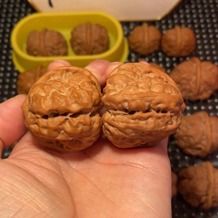 把件文玩核桃四深开八腿蛙王