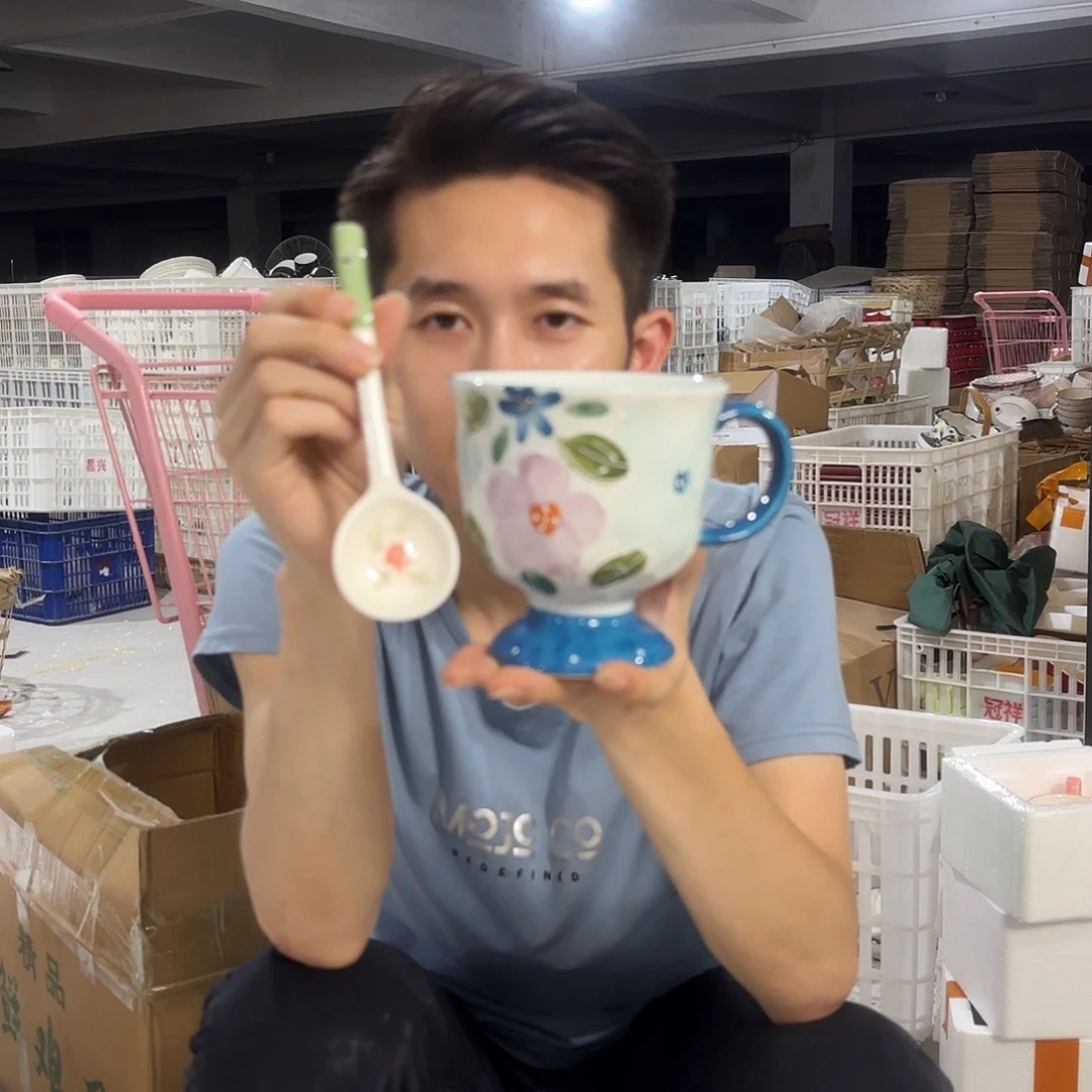 瓷微瑕陶瓷餐具釉下彩