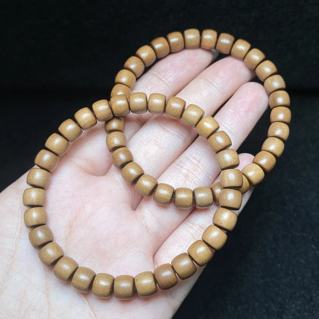 【小北珠宝】老山檀单圈手串约6*7mm【多样性发一件】8-WH266X63