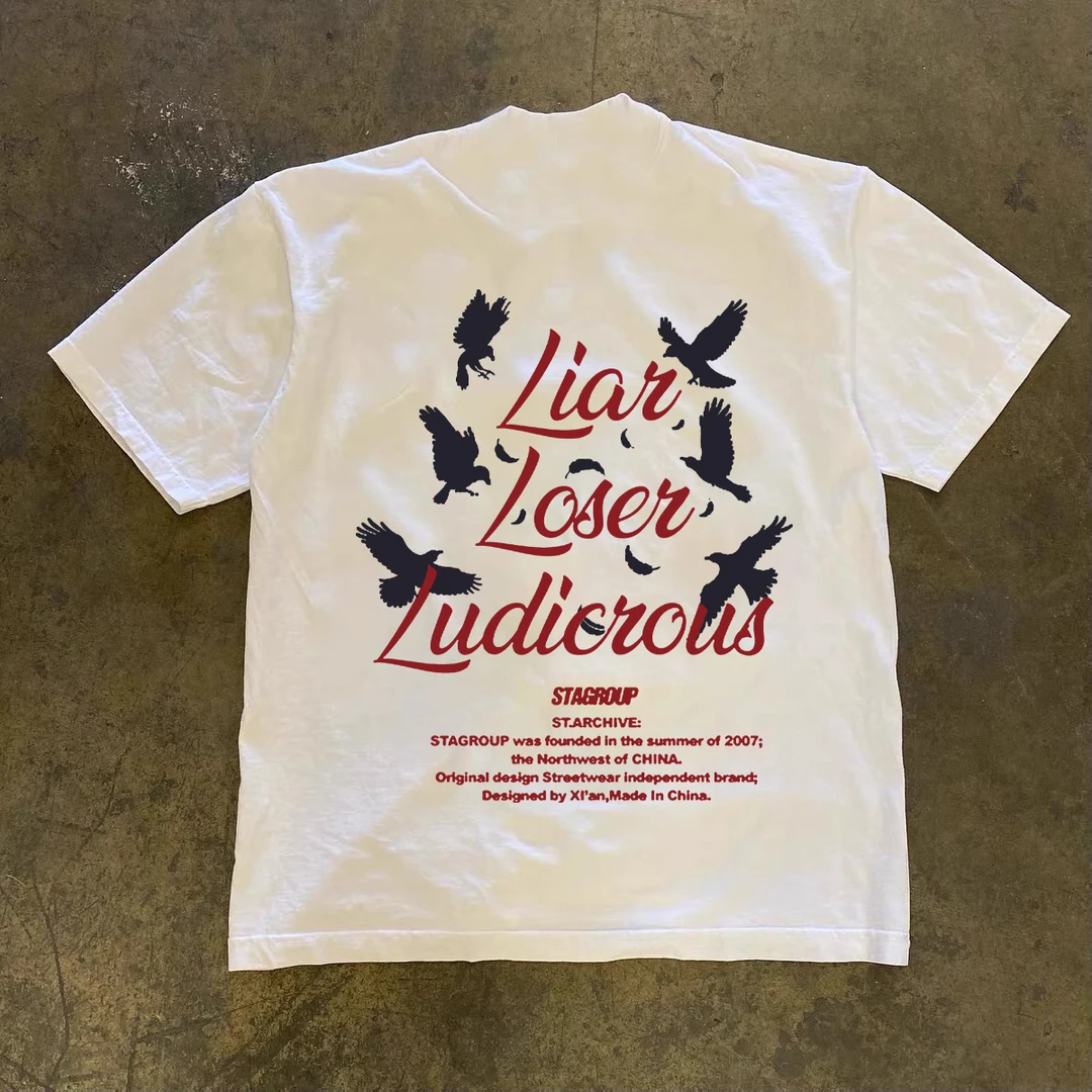 夏季ins潮牌百搭宽松重磅230g纯棉街头字母印花短袖T恤男上衣百搭