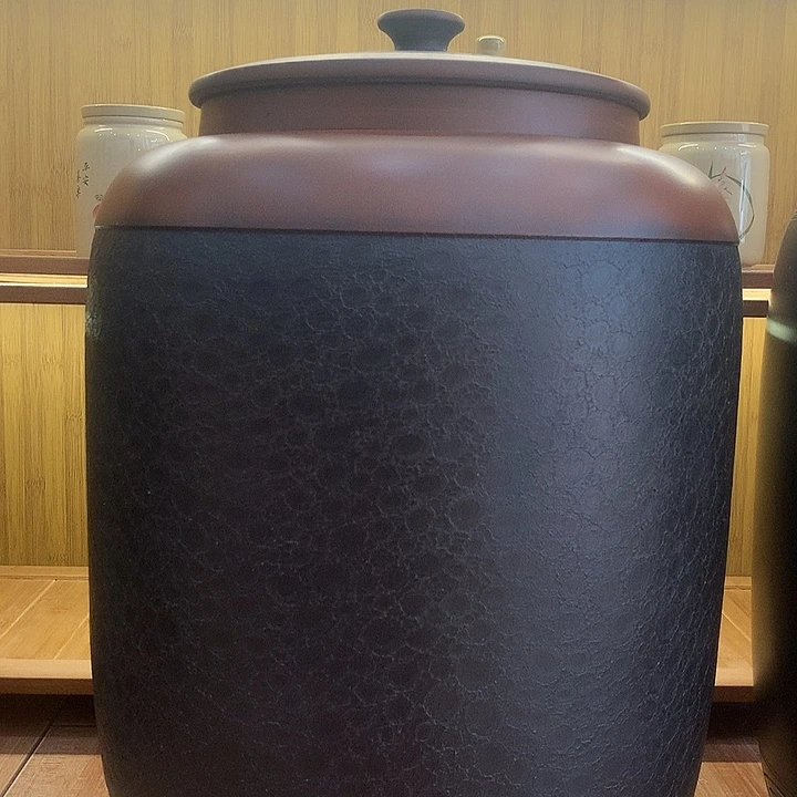 建水紫陶全手工茶缸