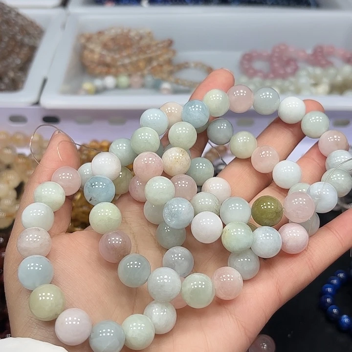 手串水晶未镶嵌摩根石手串多样性发一