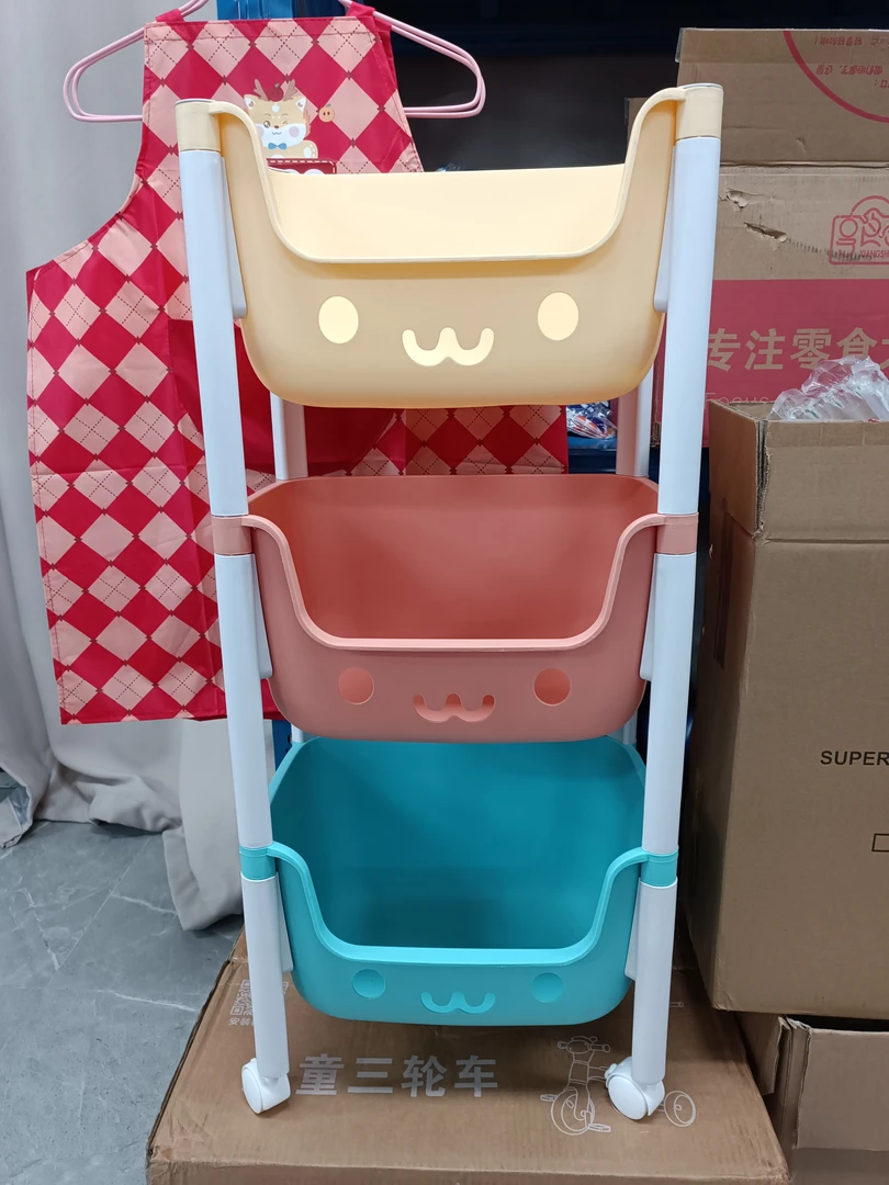 尾货3层马卡龙置物架（轻微瑕疵介意勿拍）智能家居 F10