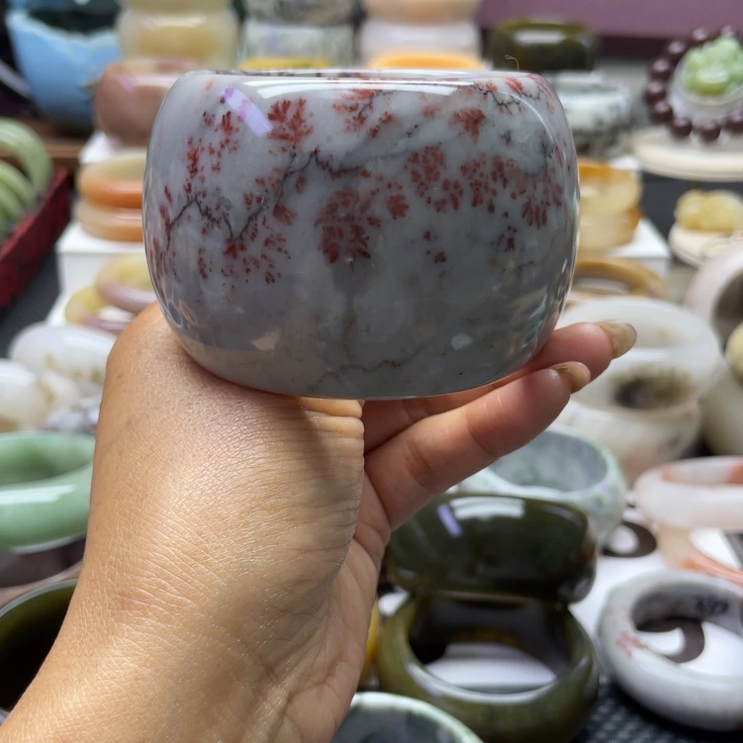 石英岩玉手镯未镶嵌Q***$