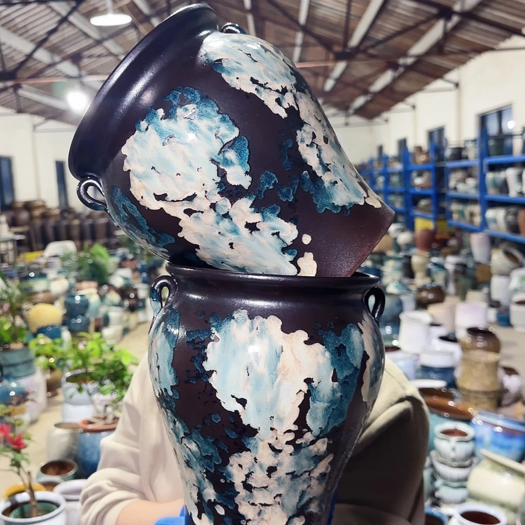 花盆紫砂高22口17