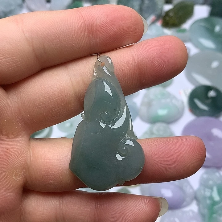 翡翠未镶嵌颈饰天然翡翠