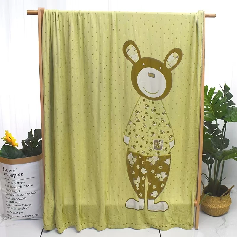 TuLa（哈尼熊）120*150透气亲肤可爱婴幼儿午睡毯凉感冷感毯