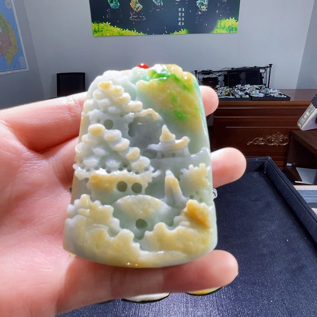 颈饰未镶嵌翡翠翡翠