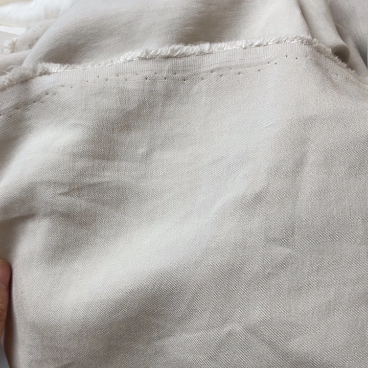 天丝（莱赛尔纤维）米色天丝棉3.5米