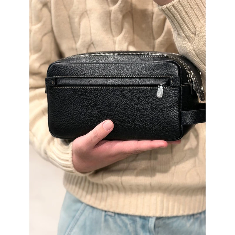 （主店）原版皮10500版“意大利老钱Masoni小牛皮 CalfSkin"盥洗手包