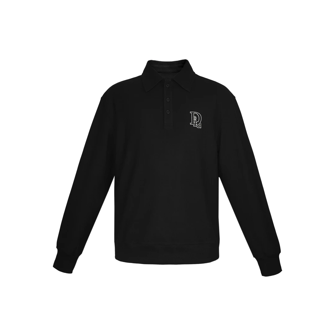 DIORA HEALY/迪奥海莉早秋新款潮流时尚休闲polo领卫衣3336583625