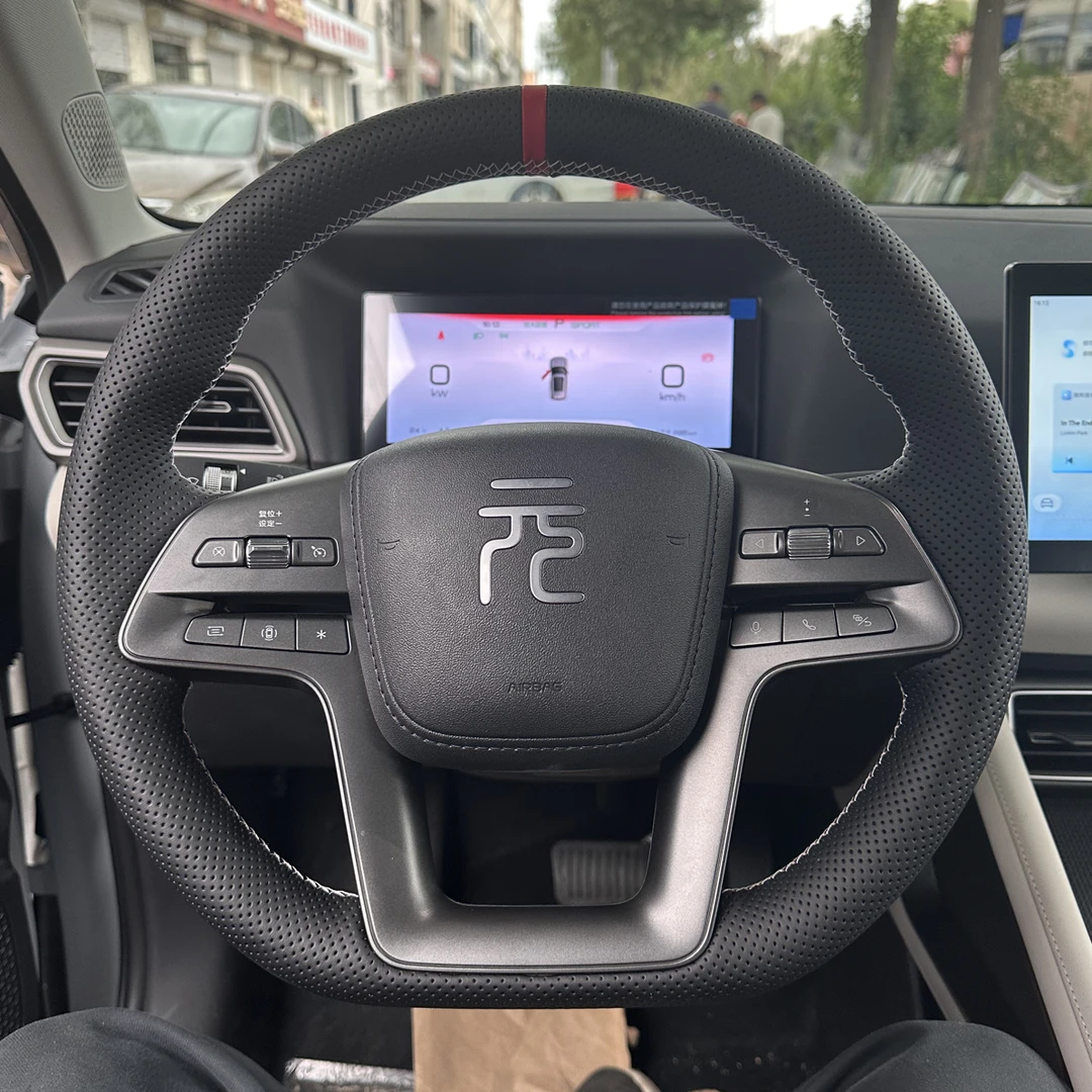 比亚迪元UP元plus秦L宋plus宋L专车专用手缝全包把套抗菌纳帕皮