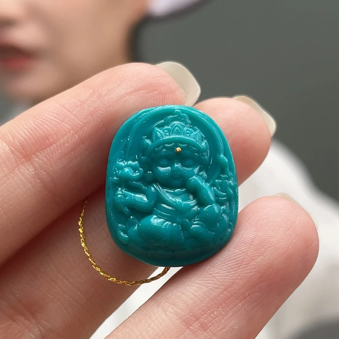 绿松石未镶嵌颈饰