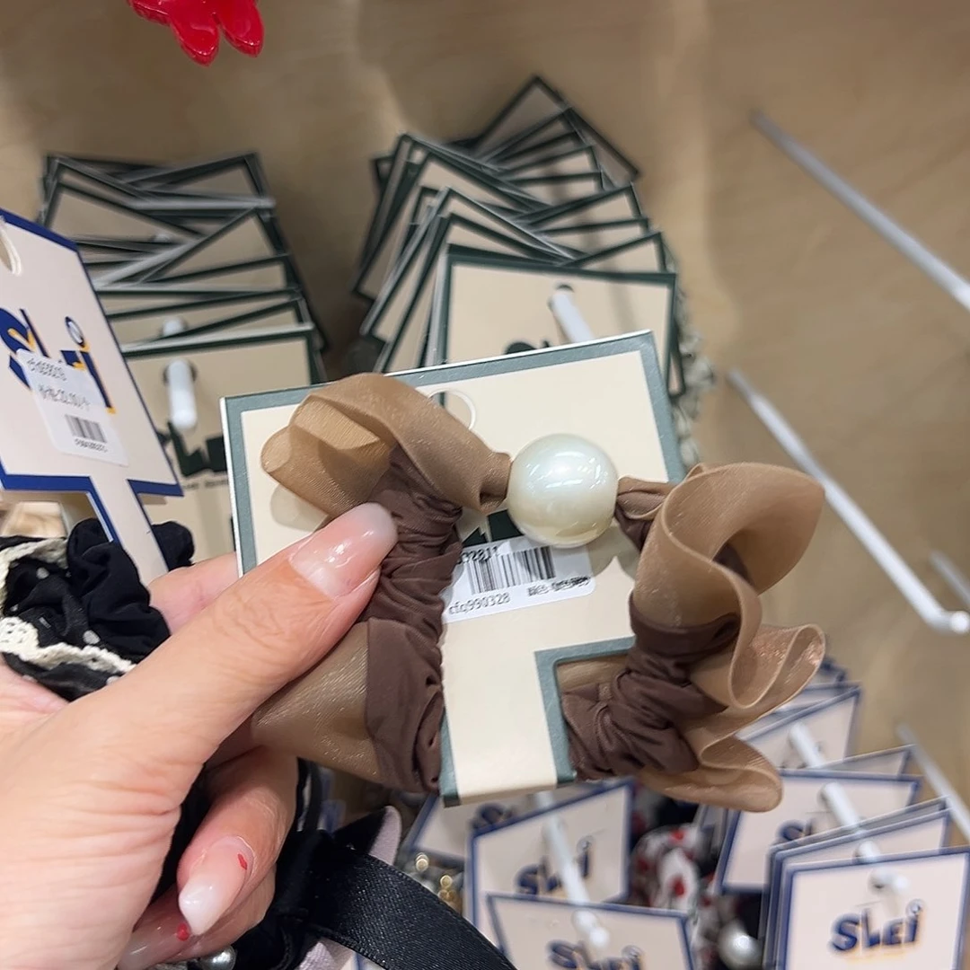 无非金属咖色发绳