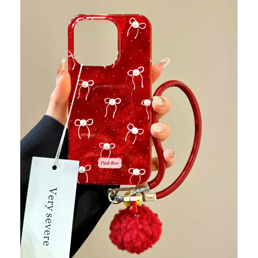蝴蝶结适用苹果iphone小米15/14/13promax防摔vivo华为oppo手机壳