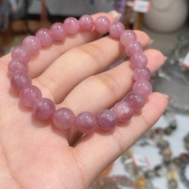 水晶无未镶嵌紫妈粉老矿料卡8