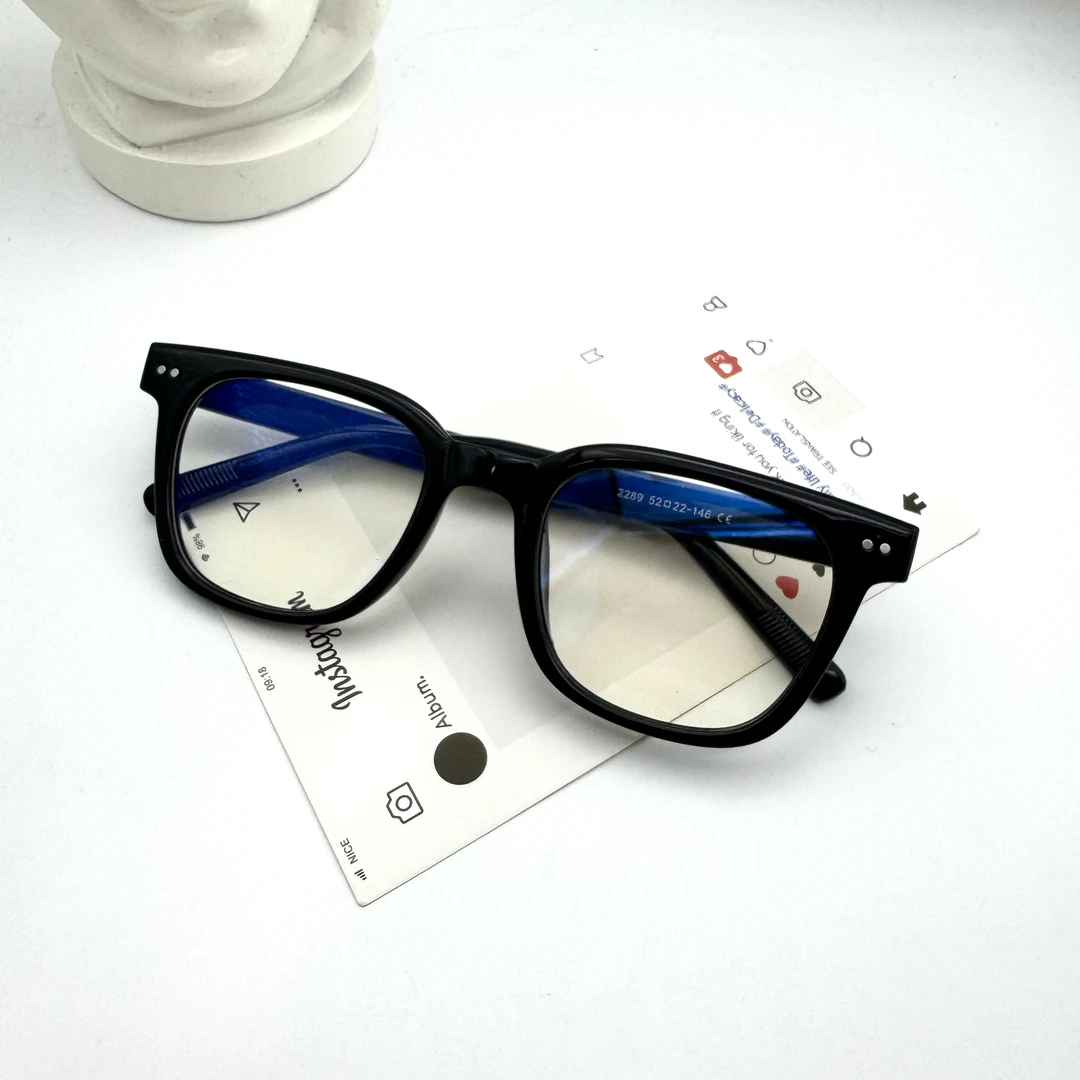 【5053】平光镜男女同款不挑脸型复古防蓝光镜可配度数