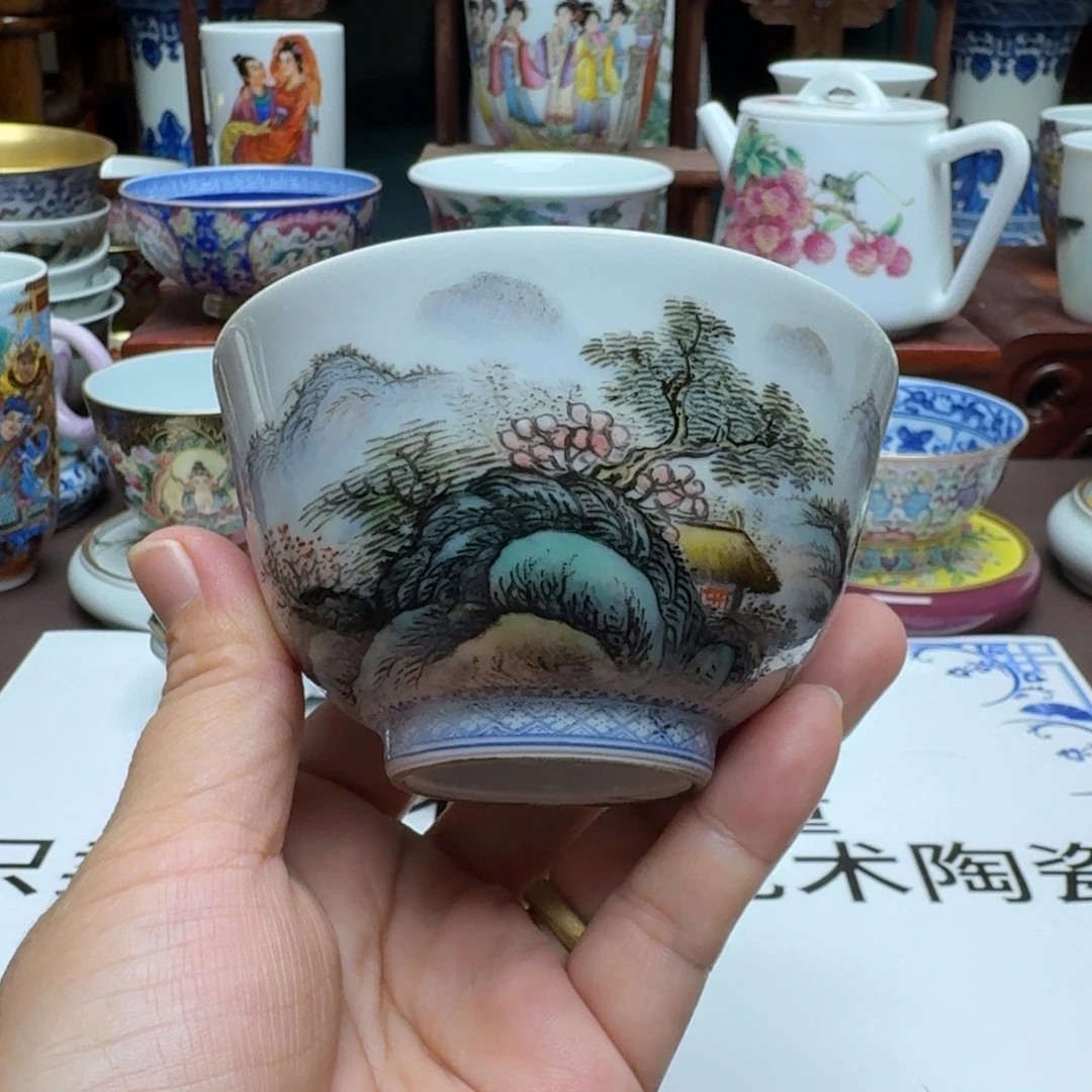 景德镇手工手绘展示