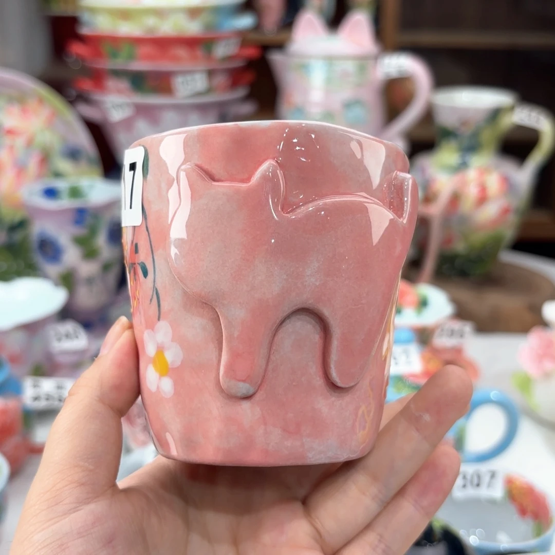 景德镇手绘高温釉下彩陶瓷茶具