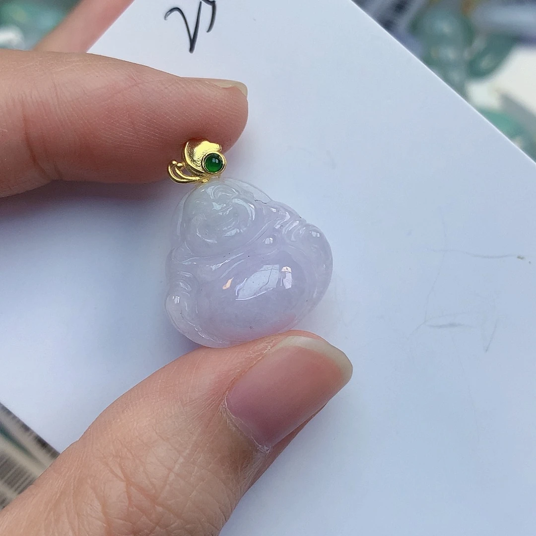 翡翠银S925镶嵌颈饰