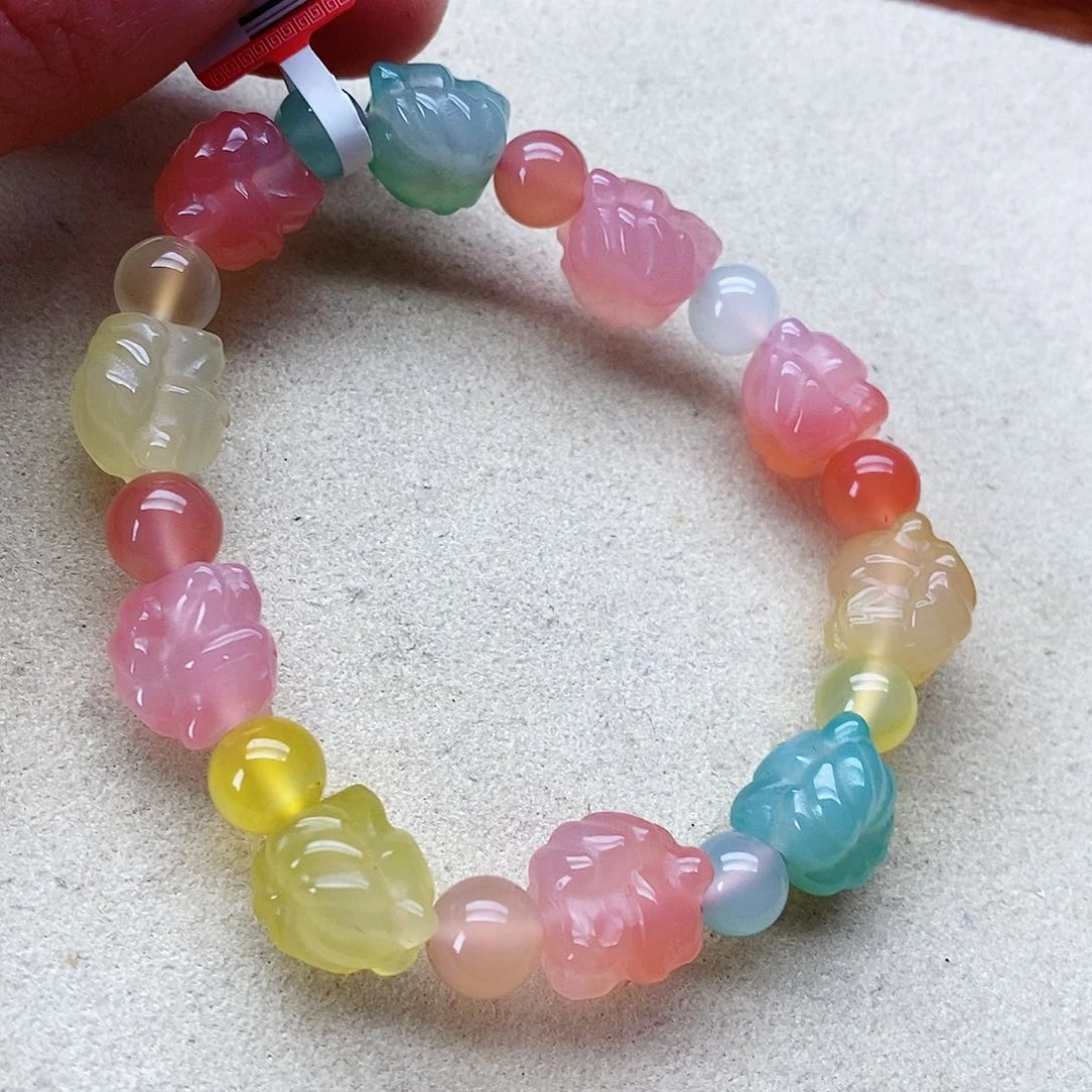 玛瑙手饰未镶嵌盐源019