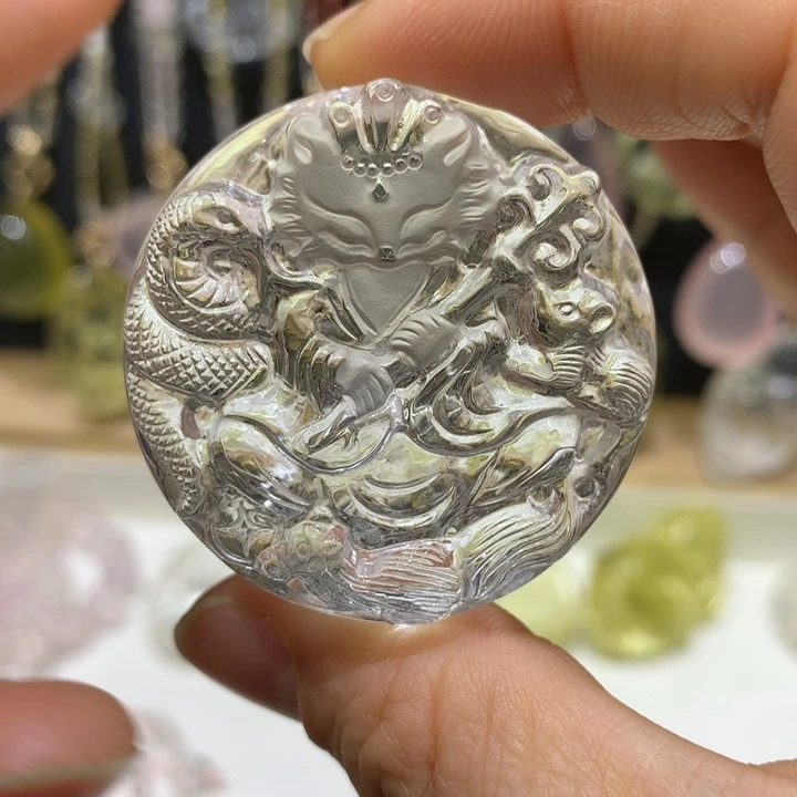 水晶颈饰未镶嵌天然