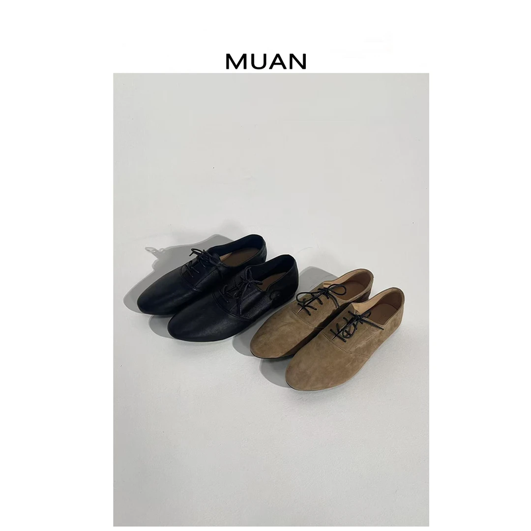 木岸MUAN:《老钱牛津鞋》定制高级老钱风静奢百搭简约单鞋女LL-36-9