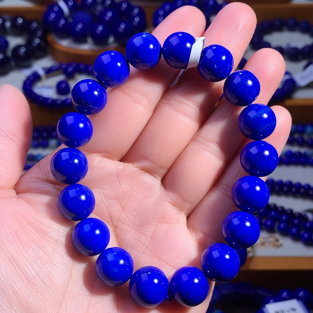 青金石未镶嵌手串11.8m天花板克莱因艳蓝4188