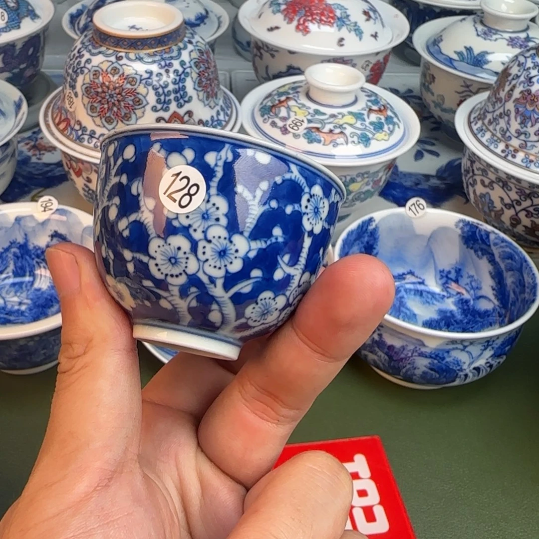 彦祖纯手工手绘茶具128